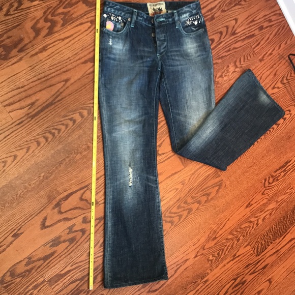 Parasuco button fly denim jeans with grommets. Size 28 - Picture 12 of 15